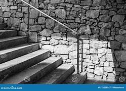 Image result for Metal Frame and Stone Front Steps