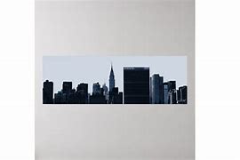 Image result for New York Skyline Silhouette Poster