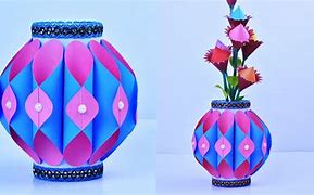 Image result for Paper Flower Pot