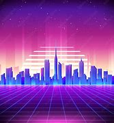 Image result for Neon 80s Sci-Fi Art