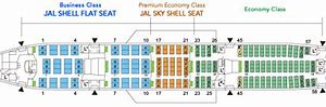 Image result for Japan Airlines 777 First Class Seat Map