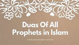 Image result for Dua of Prophets