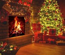 Image result for Christmas Fireplace Night