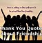 Image result for Thank You for Friendship Message