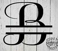 Image result for B Split Monogram SVG Free