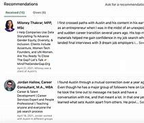 Image result for LinkedIn Recommendation Template