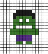 Image result for Hulk Pixel Art