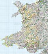 Image result for Topographical Map of Wales