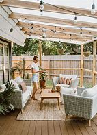 Image result for Covered Back Deck Ideas