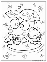 Image result for Keroppi Black and White with Bubble Letters