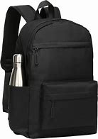 Image result for Cute Black Plain Backpacks