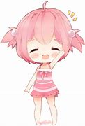 Image result for Chibi Yandere Balck and Purple PNG