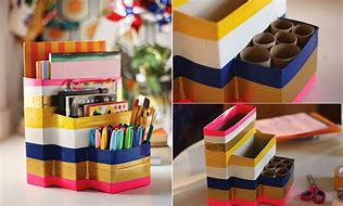 Image result for DIY Desk Organizer Office Accessories