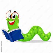 Image result for Reading Worm Clip Art