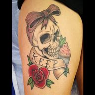 Image result for Rockabilly Skull Valentine