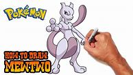 Image result for How to Draw Mewtwo