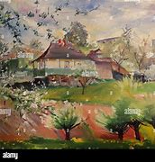 Image result for Spring Landscape Art