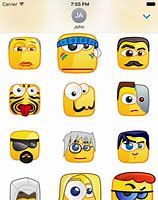 Image result for iPhone New Square Emojis