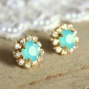 Image result for Blue Stone Earrings