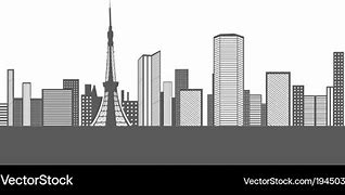 Image result for Tokyo Cityscape Vector