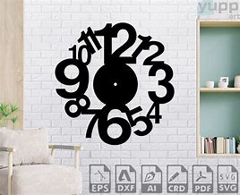 Image result for Furniture Clock DXF