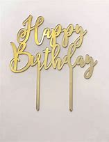 Image result for 54 Bithday Topper Gold