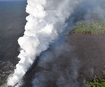 Image result for Lava Forming New Island in Ocean