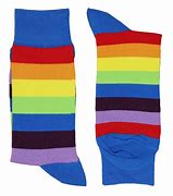 Image result for Rainbow Striped Socks