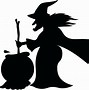 Image result for Witch Cauldron and Cat Silhouette