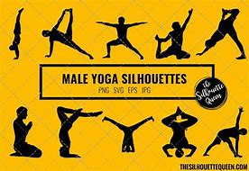 Image result for Male Yoga Silhouette