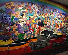 Image result for Wall Murals in Denver Airport