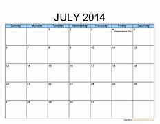 Image result for July Calendar Events