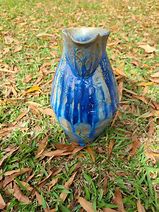 Image result for Blue Pitcher with Wood Handle