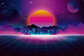 Image result for Retro Animated Sunset Background 4K