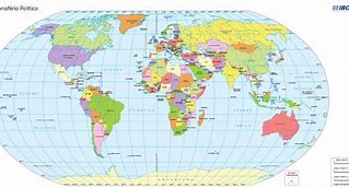 Image result for Mapa Mundi Latitude E Longitude