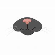 Image result for Cat Nose Vector Black and White