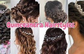 Image result for Hairstyles for Quinceanera