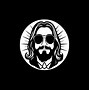 Image result for Jesus Icon Black and White