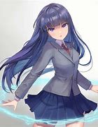 Image result for Blue Hair Magic Anime Girl