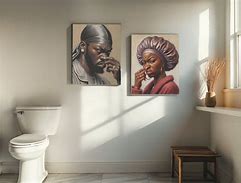 Image result for African American Bathroom Art