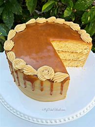 Image result for Banana Caramel Cake