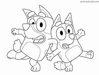 Image result for Kids Colouring Pages to Print Bluey