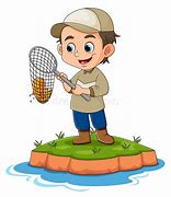 Image result for Fish Catching with Net Clip Art