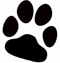 Image result for Yellow and Black Paw Print