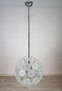 Image result for Black Glass Shades On Chandelier Sputnik