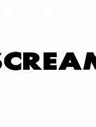 Image result for Scream Typography