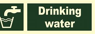 Image result for Drinking Water Sign Board