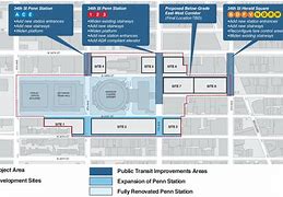 Image result for Map of Penn Station New York