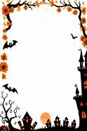 Image result for Halloween Border Clip Art PNG