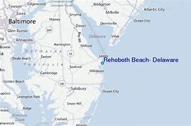 Image result for Delaware Beach Map